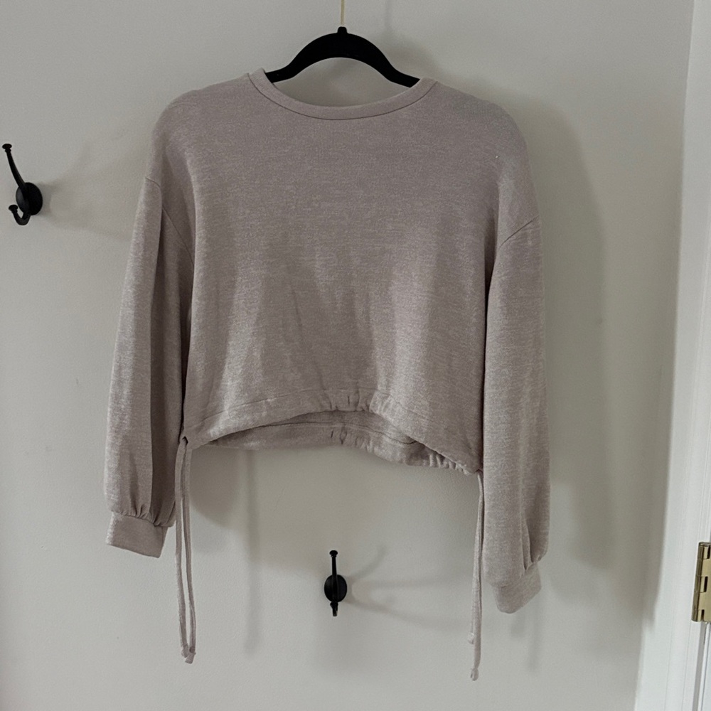 Grey “Zara” shirt, size small.